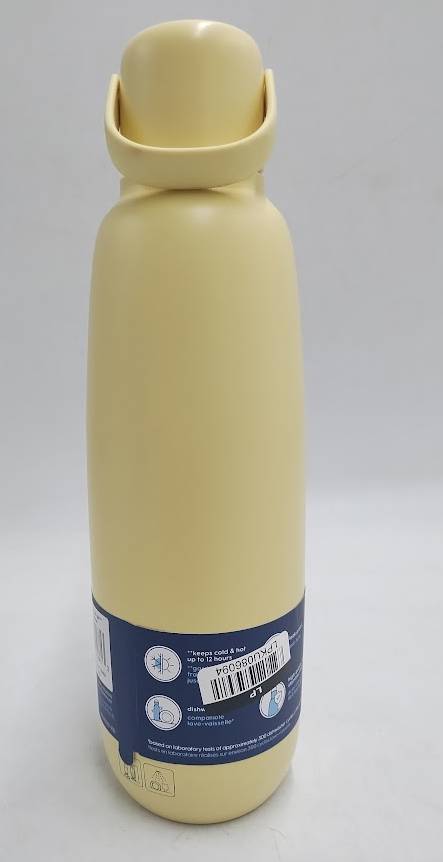 SodaStream 30.4 fl oz Fizz & Go Insulated Stainless Carbonating Bottle Lemon