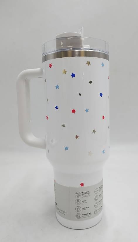 Stanley 40 oz Stainless Steel H2.0 FlowState Starry Sparkle READ DESCRIPTION
