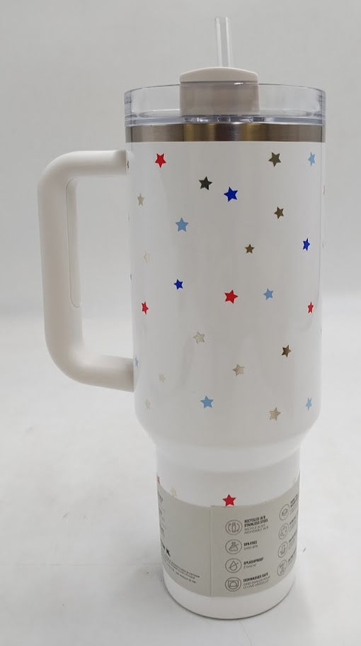 Stanley 40 oz Stainless Steel H2.0 FlowState Quencher Tumbler Starry Sparkle