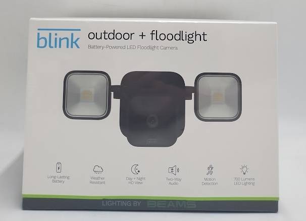 Amazon Blink Wireless HD Smart Security Camera and Floodlight Mount - Black