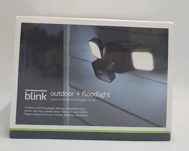 Amazon Blink Wireless HD Smart Security Camera and Floodlight Mount - Black