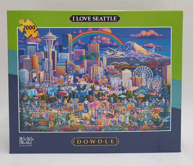 Eric Dowdle I Love Seattle - 2000 Piece Puzzle