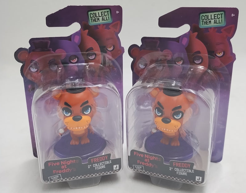2 PACK!! Five Nights at Freddy's 2" Creepy Cuties Classic Freddy Mini Figure