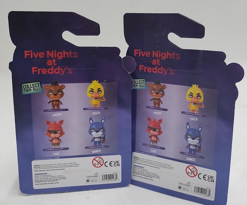 2 PACK!! Five Nights at Freddy's 2" Creepy Cuties Classic Freddy Mini Figure
