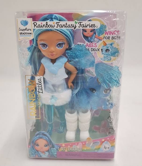 Rainbow High Littles Rainbow Fantasy Fairies + Pet - Sapphire SEE DETAILS