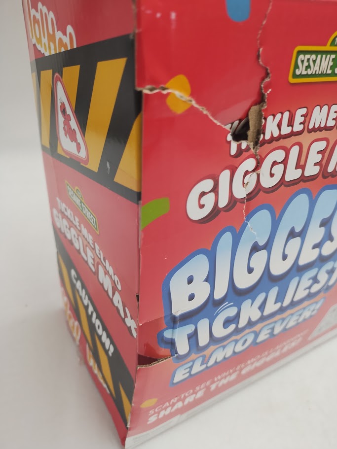 Sesame Street Tickle Me Elmo Giggle Max Interactive Plush Toy SEE DETAILS
