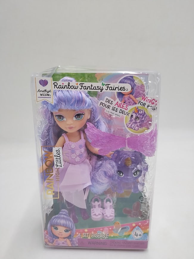 Rainbow High Littles Rainbow Fantasy Fairies + Pet - Amethyst SEE DETAILS