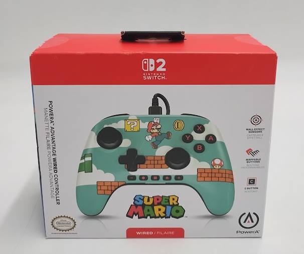Advantage Wired Controller for Nintendo Switch 2 - Mario Time SEE DETAILS