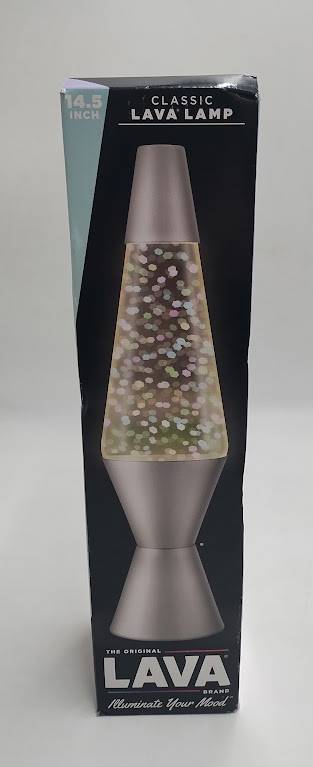 LAVA 14.5" Iridescent Glitter Novelty Table Lamp SEE DETAILS