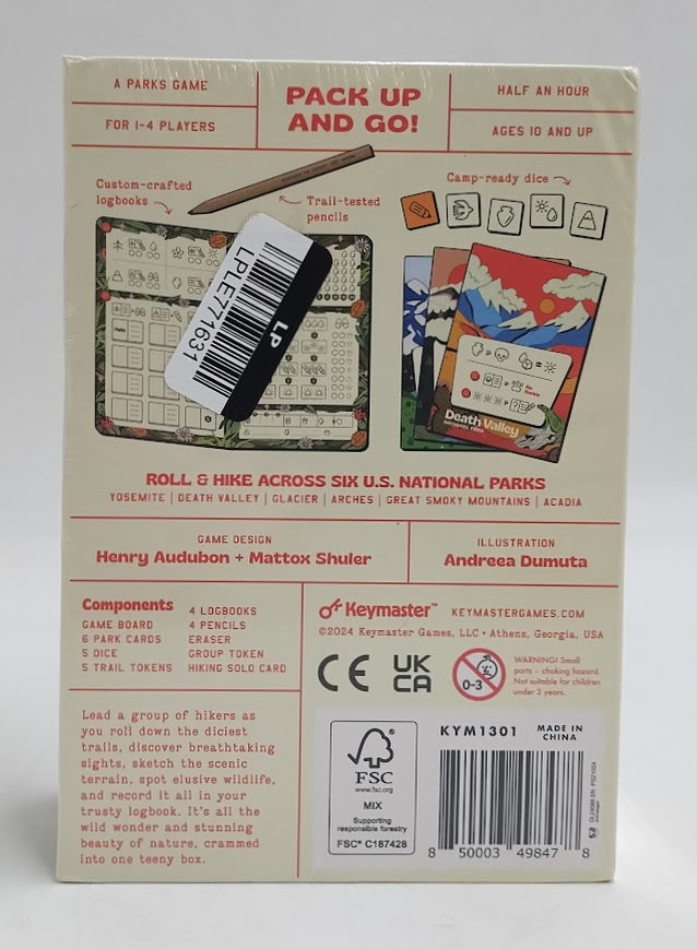 Keymaster Games Parks Roll & Hike Board Game: 1-4 Players SEE DETAILS