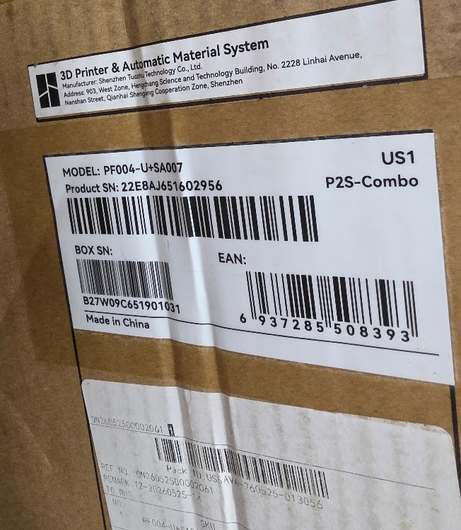Bambu Lab - P2S AMS Combo 3D Printer - Gray (LOCAL PICKUP ONLY)