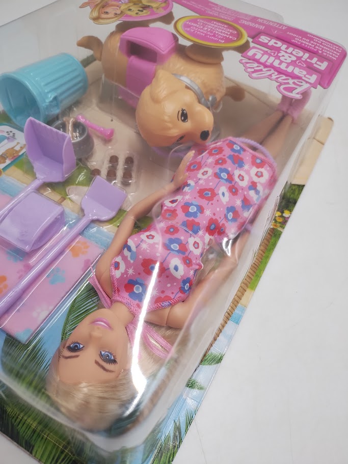 Barbie "Malibu" Walk & Potty Pup Toy Includes Doll, Walking Pet Dog SEE DETAILS