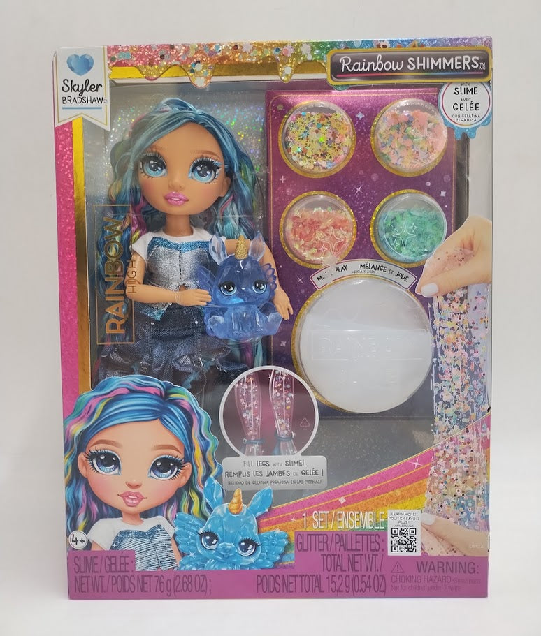 Rainbow High Rainbow Shimmers with Slime - Skyler, Blue SEE DETAILS