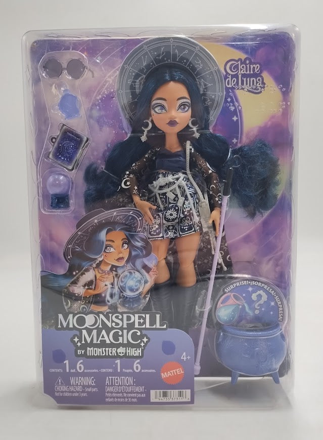 Moonspell Magic by Monster High Claire de Luna Doll SEE DETAILS
