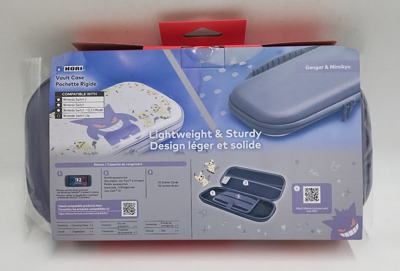 HORI Vault Case (Gengar & Mimikyu) for Nintendo Switch 2 SEE DETAILS