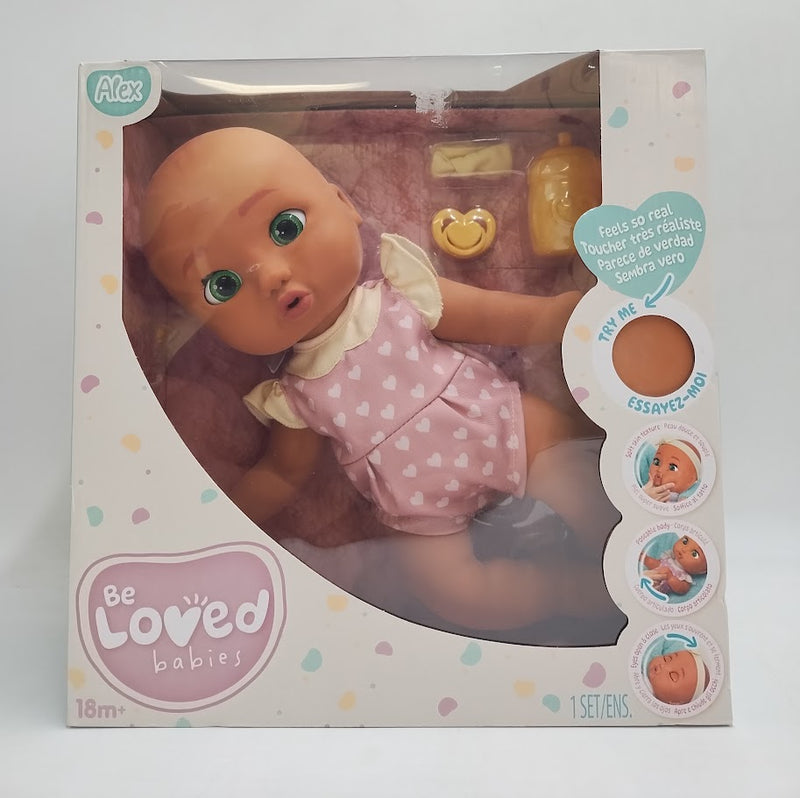 Be Loved Babies Alex 15" Realistic Baby Doll, Green Eyes SEE DETAILS