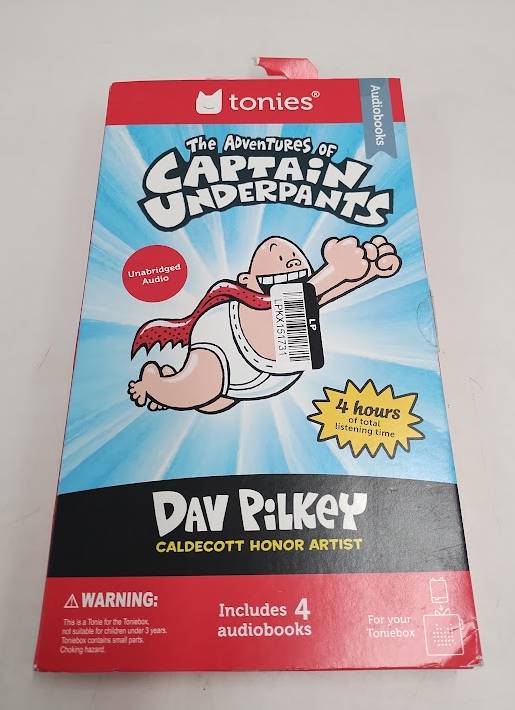 Tonies Audiobooks Captain Underpants Audio Play Figurine SEE DETAILS