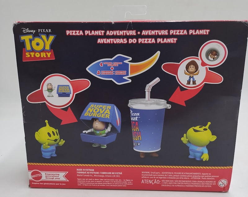 Disney and Pixar Toy Story Small Stars Pizza Woody & Buzz & 2 Aliens SEE DETAILS