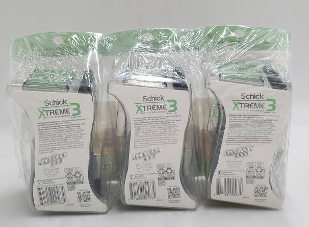 LOT OF 3!! Schick Mando Xtreme 3 Razors 8pk Star Wars Mandalorian Grogu 24 TOTAL
