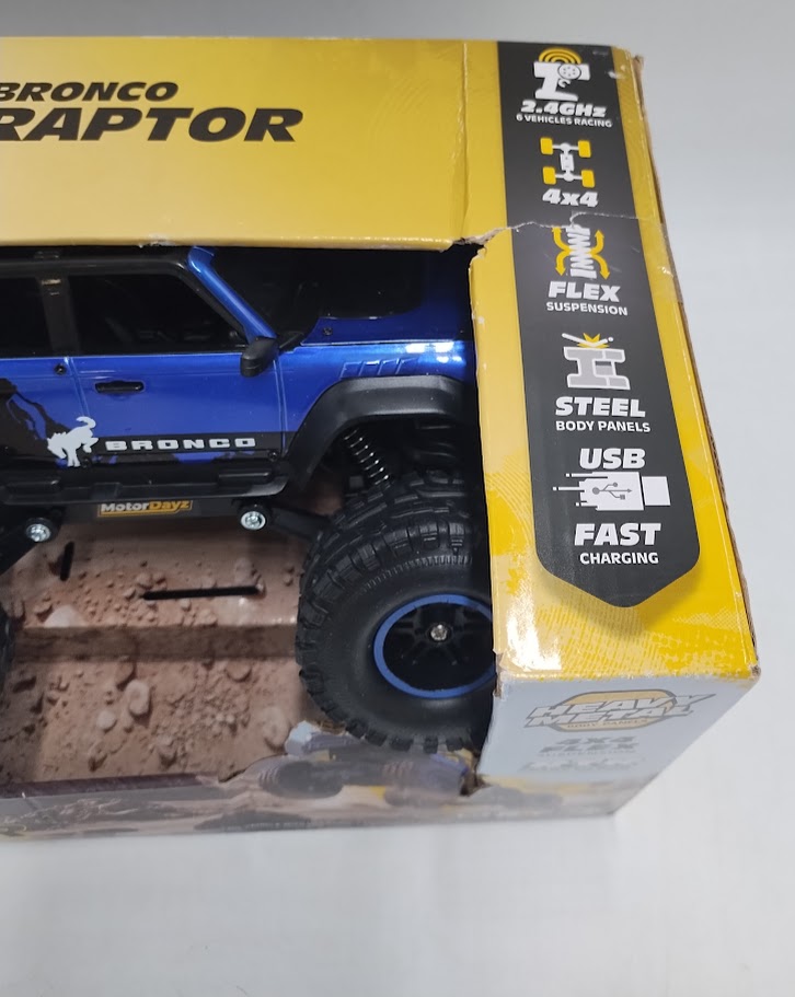 Motor Dayz RC 4x4 Heavy Metal Ford Bronco - 1:18 Scale Blue SEE DETAILS