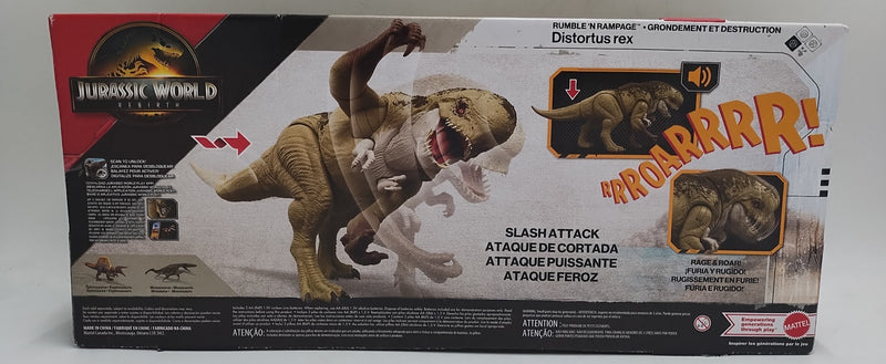 Jurassic World Rebirth Dino Action Figure, 22" Rumble SEE DETAILS (LOCAL PICKUP ONLY)