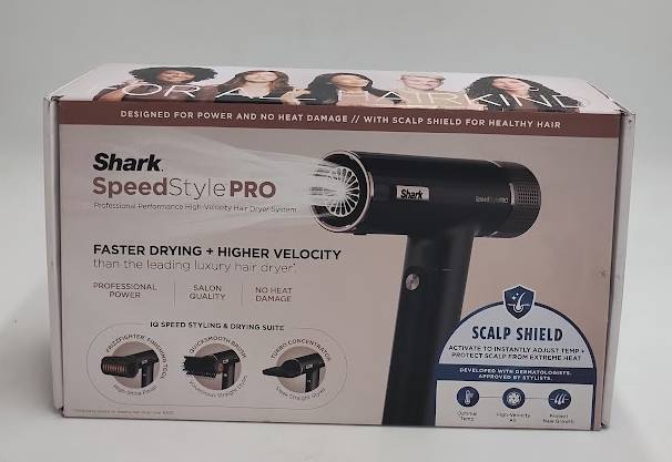 Shark Speedstyle Pro Ionic Hair Dryer, Scalp Shield, Fine-Medium, HD731