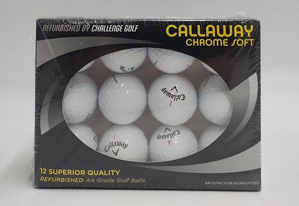 Refurbished Challenge Golf Callaway Chrome Soft AA Golf Balls 12pk
