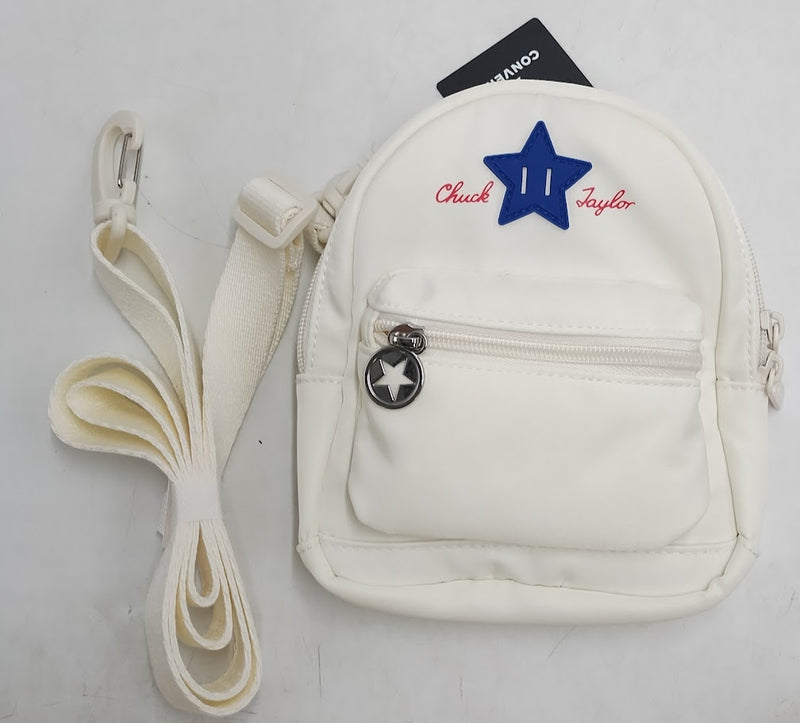 Converse Mini Star Lashtab Crossbody Bag - White
