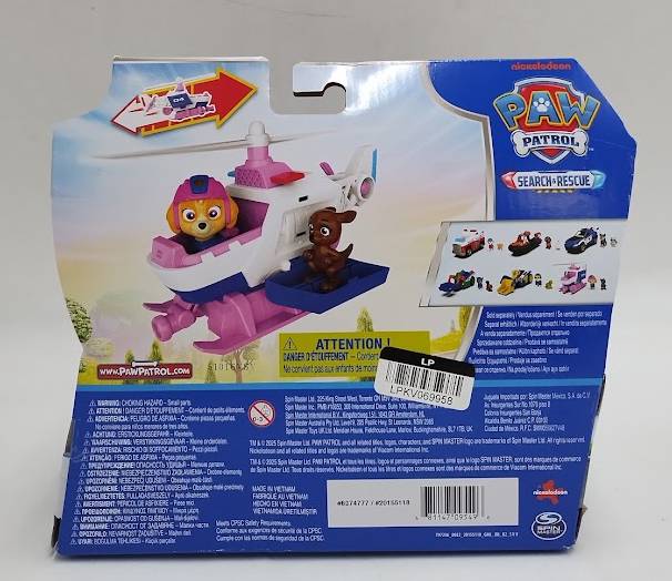 PAW Patrol: Search and Rescue, Skye Rescue Helicopter with 2 Figures