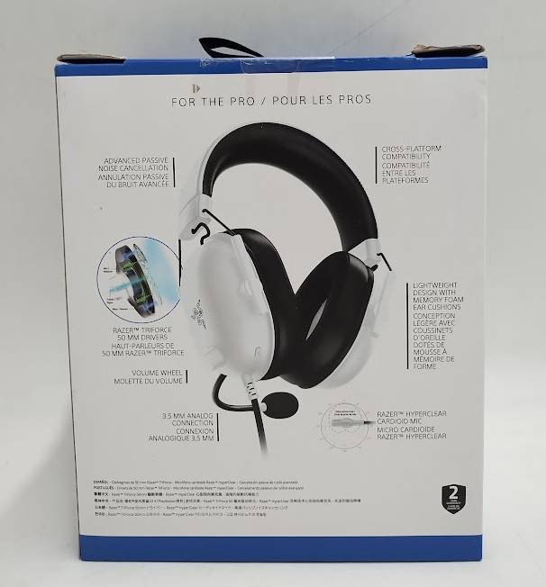 Razer BlackShark V2 Headset for PlayStation - White SEE DETAILS