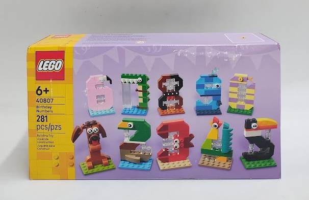 LEGO Birthday Numbers Party Decor 40807 SEE DETAILS