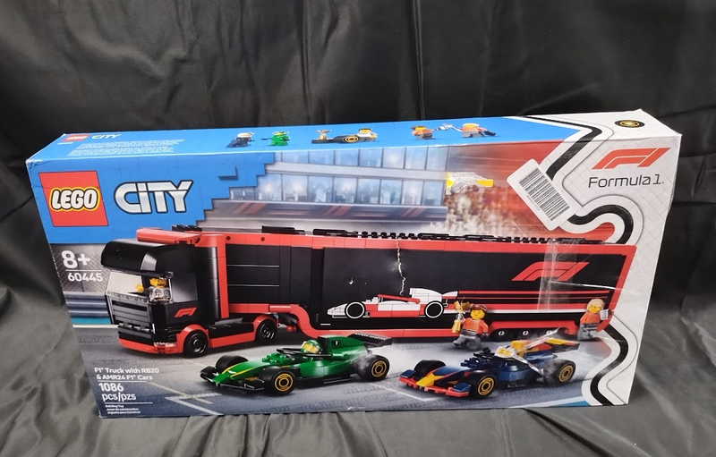 LEGO City F1 Truck with RB20 & AMR24 F1 Cars, 60445 SEE DETAILS