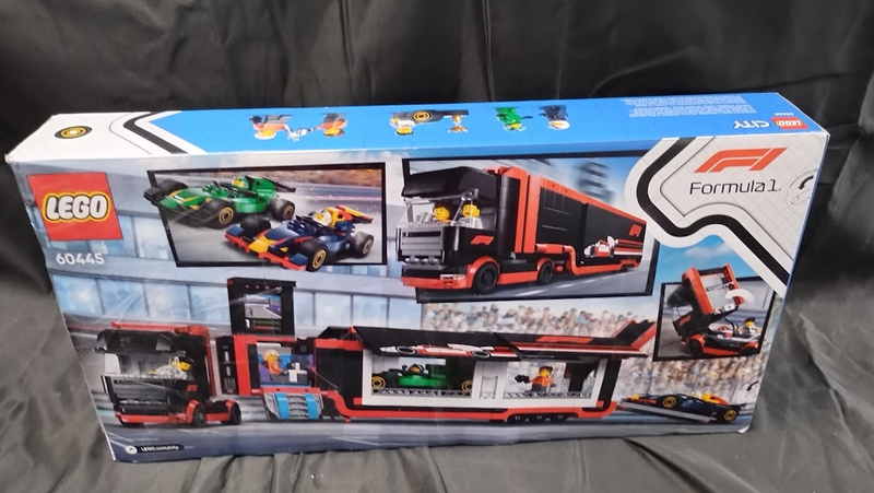 LEGO City F1 Truck with RB20 & AMR24 F1 Cars, 60445 SEE DETAILS
