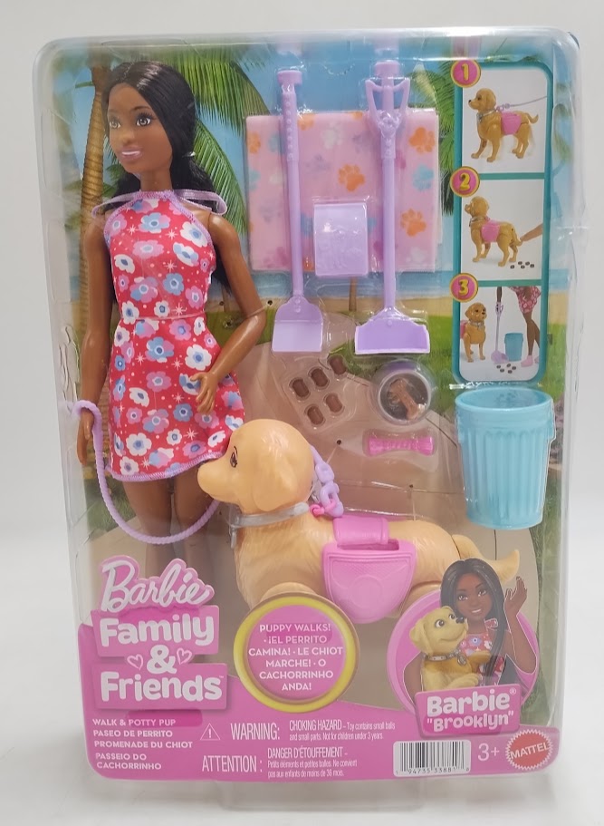 Barbie "Brooklyn" Walk & Potty Pup Toy Set SEE DETAILS