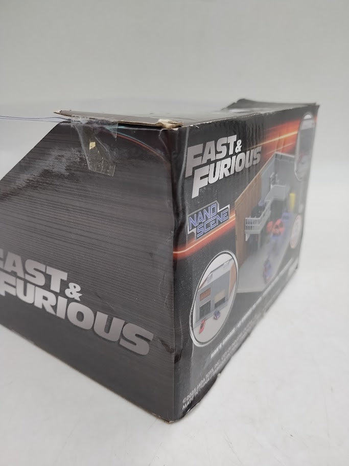 The Fast and the Furious Han's Garage Nano Scene Toy Vehicle Playset SEE DETAILS