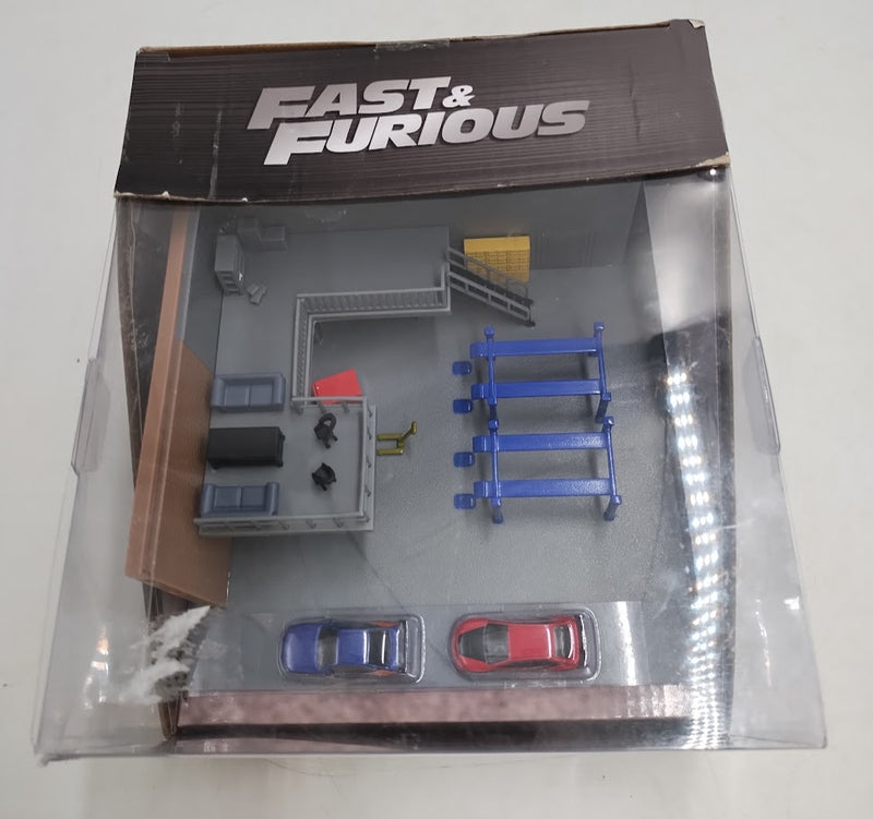 The Fast and the Furious Han's Garage Nano Scene Toy Vehicle Playset SEE DETAILS