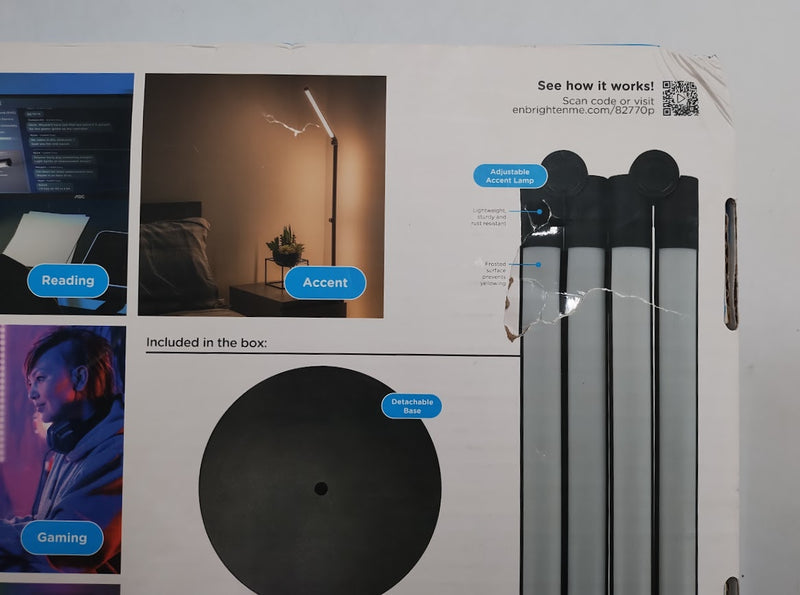 Enbrighten Vibe Wi-Fi Spectrum RGBWIC Adjustable Accent Lamp SEE DETAILS