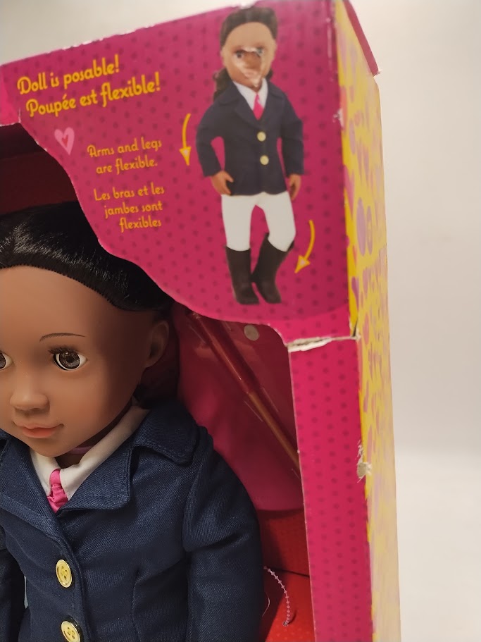 Our Generation Rashida with Book & Outfit Posable Horseback Riding Doll SEE DETAILS
