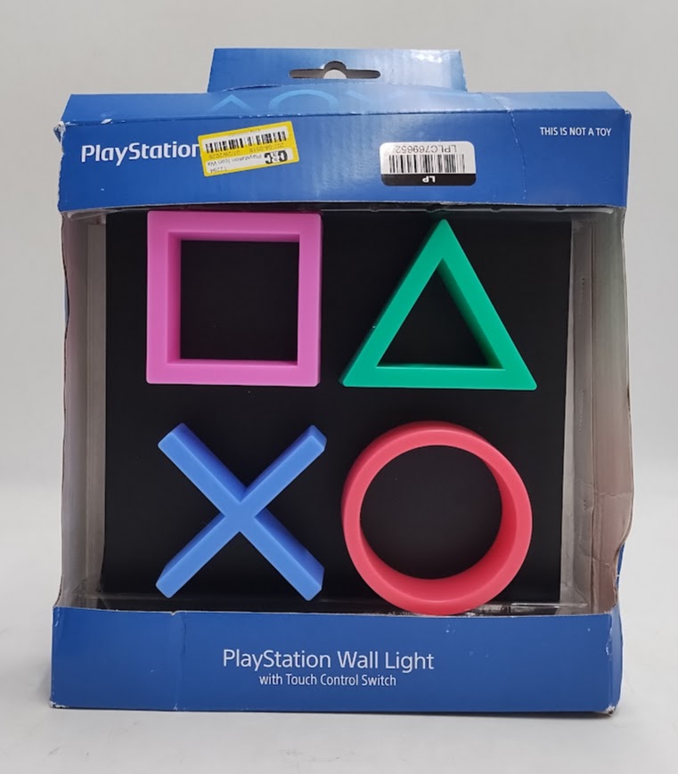 Playstation Icon Wall Desk LED Light SEE DETAILS