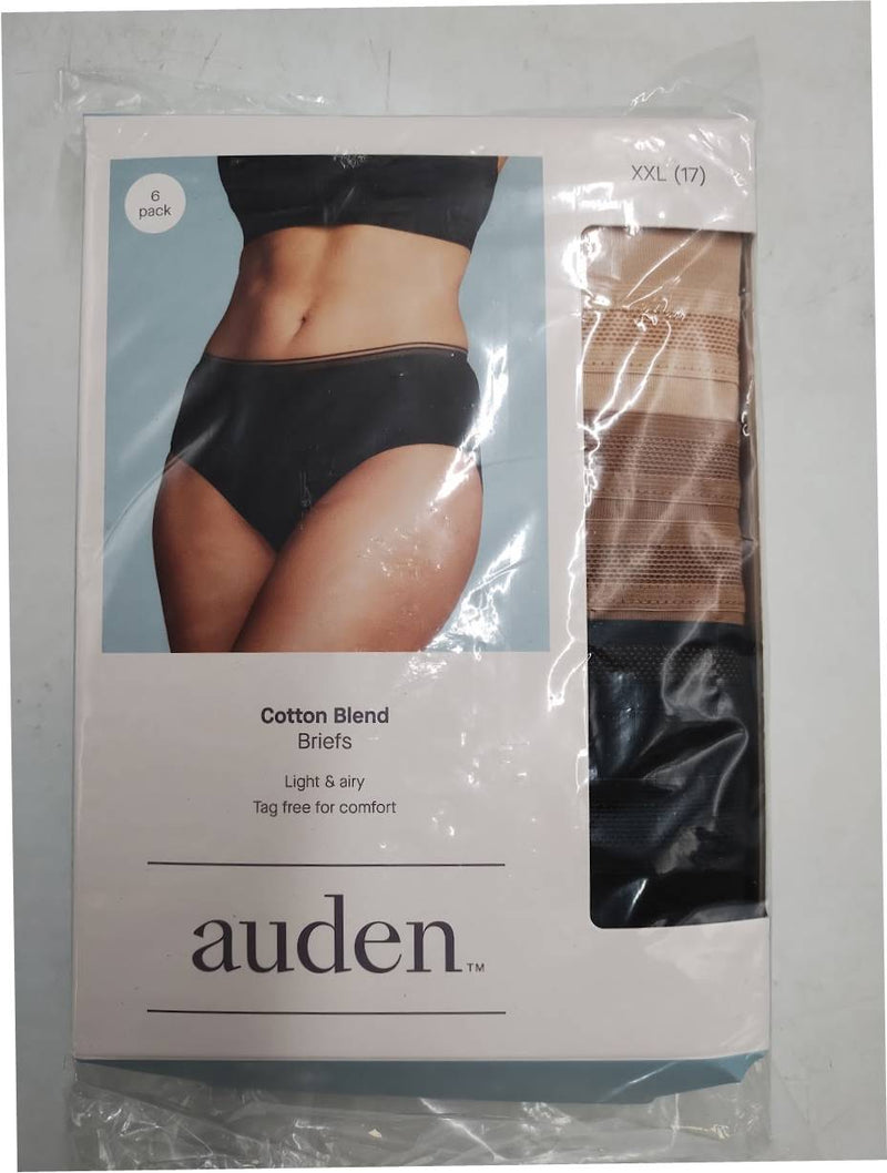 Women's 6pk Cotton Stretch Briefs Underwear XXL