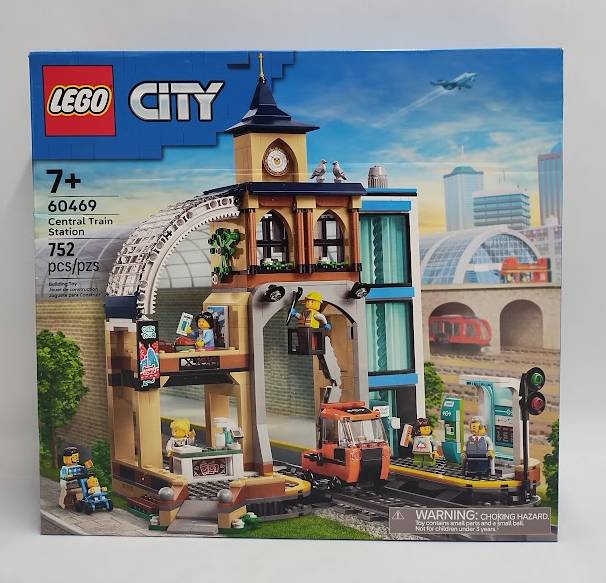 LEGO City Central Train Station Building Toy 60469 SEE DETAILS