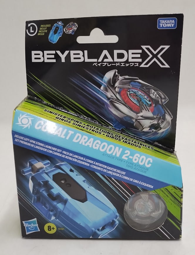 Beyblade X Cobalt Dragoon 2-60C Launcher Set SEE DETAILS