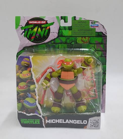 Teenage Mutant Ninja Turtles World of TMNT Michelangelo Action Figure SEE DETAIL