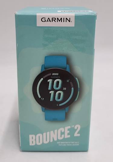 Garmin Bounce 2 Kids' Smartwatch - Turquoise **PRE OWNED**