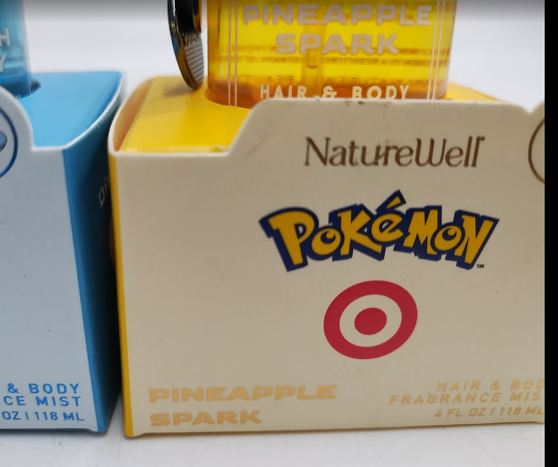 LOT OF 3 NatureWell Fragrance PINEAPPLE MANGO BLAZE SPLASH BERRY Pokemon xTarget