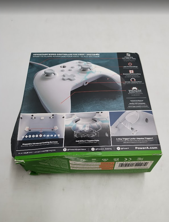 PowerA Advantage Wired Controller for Xbox Series X|S - Arctic Ice SEE DETAILS