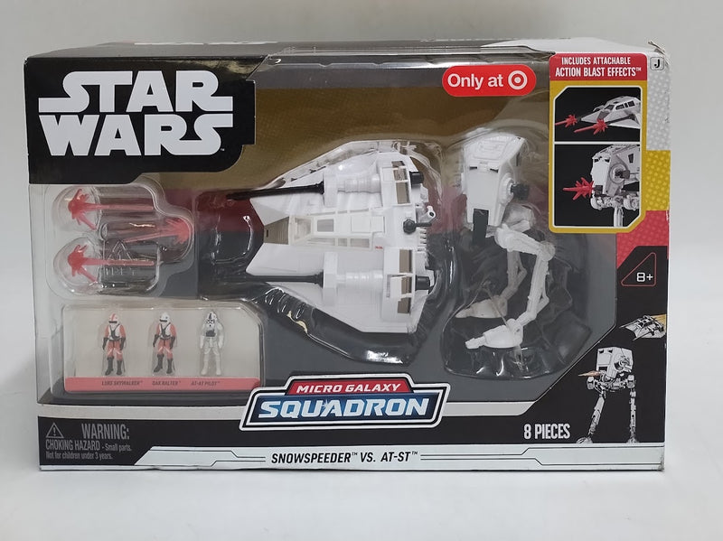 Star Wars Micro Galaxy Squadron Retro Snowspeeder vs AT-ST Jazwares SEE DETAILS
