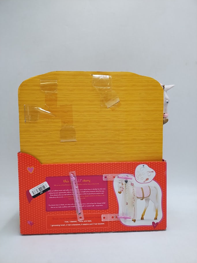 Our Generation Hair Play Foal - Glitter & Hearts Andalusian Horse SEE DETAILS
