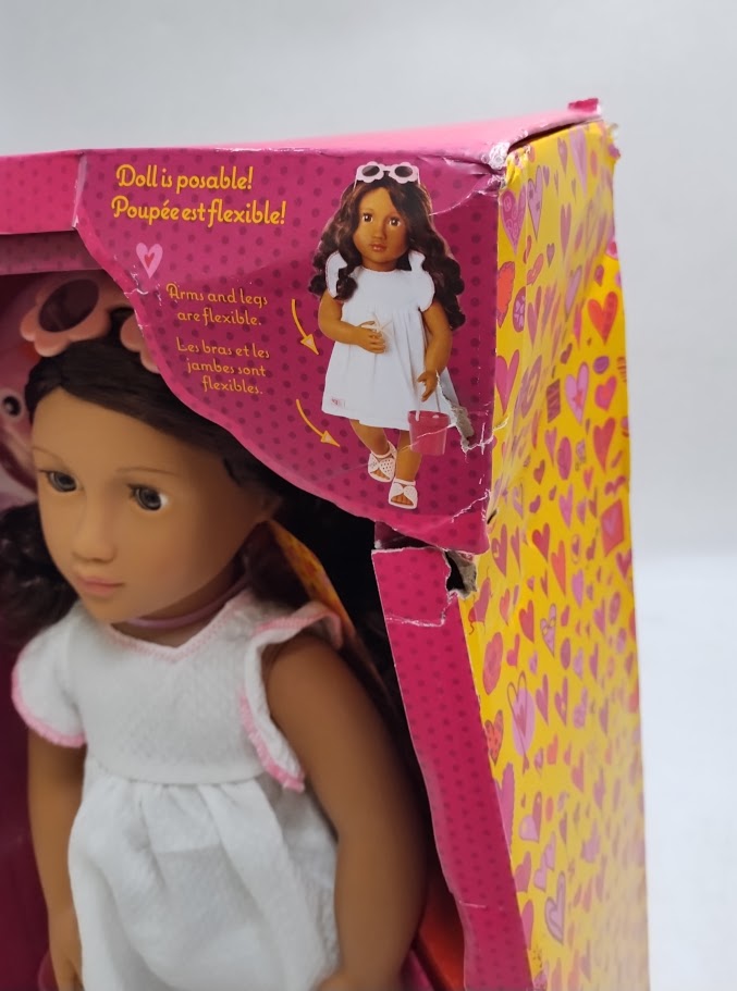 Our Generation Gabriela Posable 18" Doll with Beach Accessories SEE DETAILS