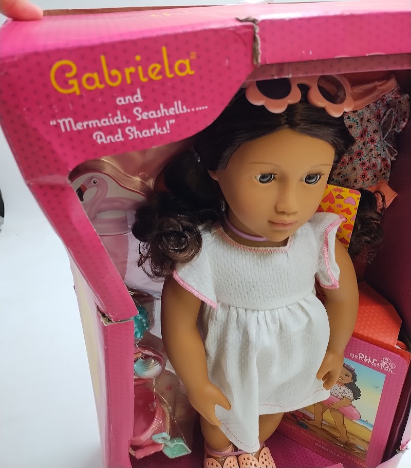 Our Generation Gabriela Posable 18" Doll with Beach Accessories SEE DETAILS